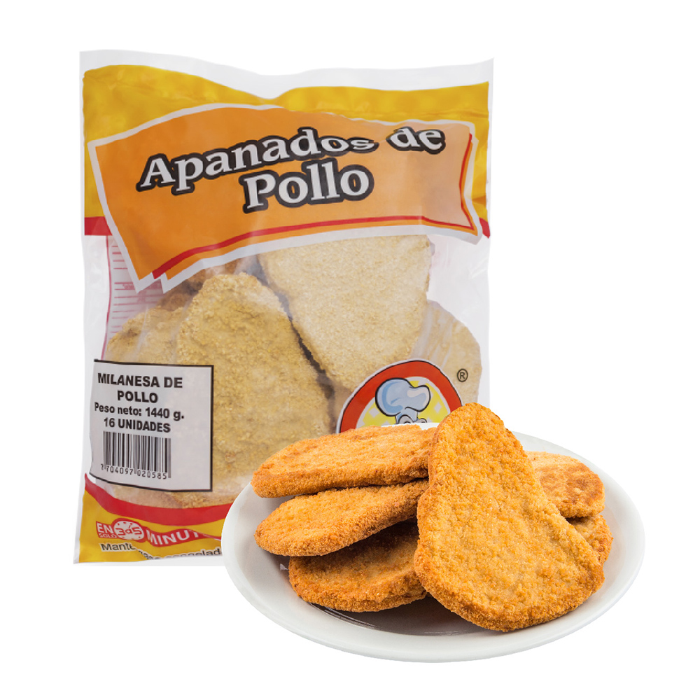Milanesa de Pollo Apanada. 360gr:_1