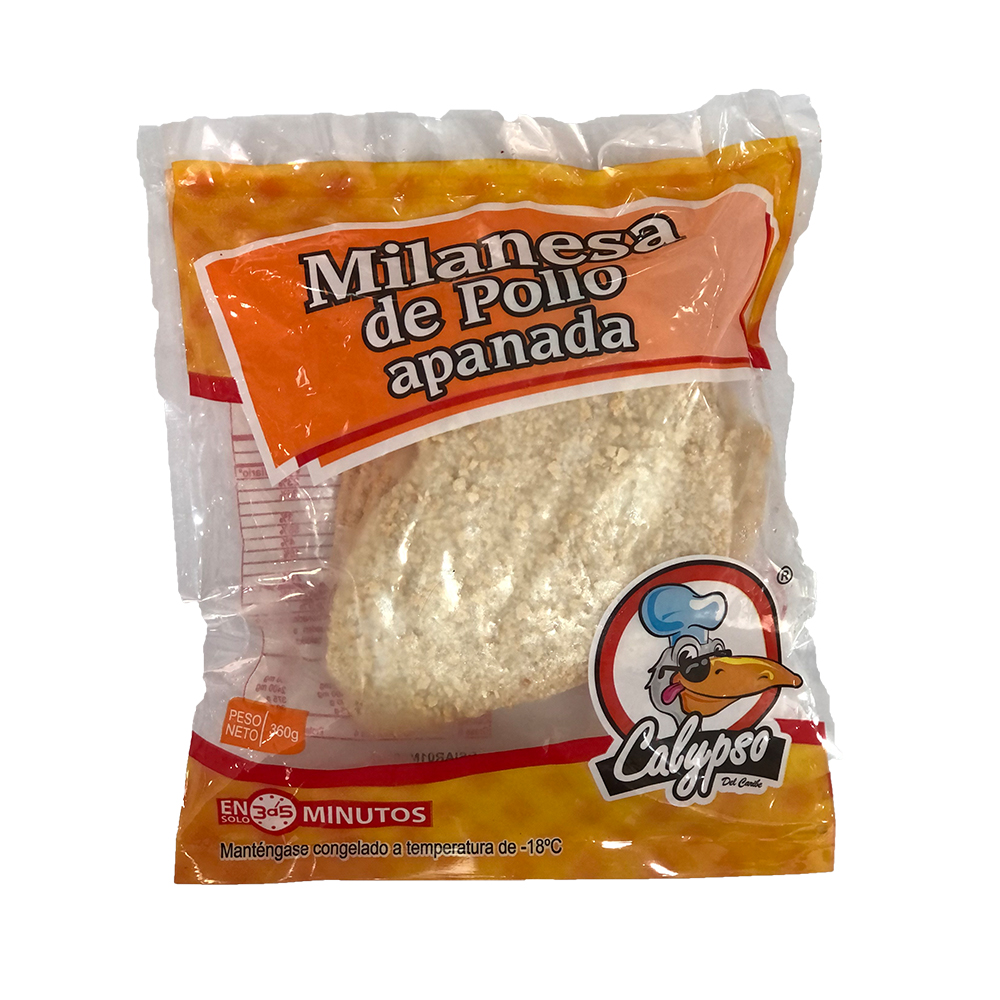 Milanesa de Pollo Apanada. 360gr: - Carnes y Carnes
